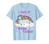 I Suck at Fantasy Football Last Place Divertente Loser T Shirt Maglietta