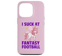 I Suck At Fantasy Football - League Loser Punishment Unicorn Custodia per iPhone 13 Pro
