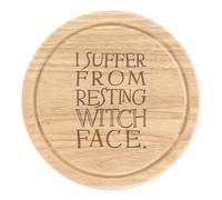 I Suffer Da Riposo Strega Viso Rotondo Tagliare Tagliere per Formaggio Scherzo