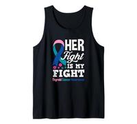 I Suoi combattimenti Sono la mia Lotta Contro Il Cancro alla tiroide Canotta