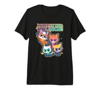 I SuperKitties Disney Junior saltano! Squadra completa Maglietta premium