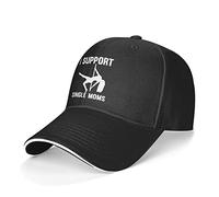 I Support Single Moms Flag Unisex Trucker cap Anti-Sole con Visiera Leggero Hip Hop cap for Viaggio All'Aperto all'Aria