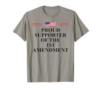 I Support The First Amendment Freedom Speech 1st Amendment Maglietta