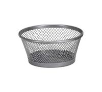 I supporti superiori aperti offrono un facile accesso a graffette, puntine da disegno e piccoli articoli di cancelleria per spazi di lavoro organizzati. Base con clip