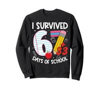 I Survived 67 + 33 Days School Kids Funny 100th Day School Felpa