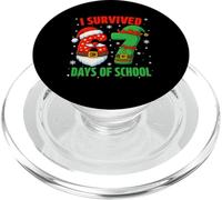 I Survived 67 Days of School Christmas Santa Elf Six Seven PopSockets PopGrip per MagSafe
