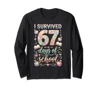 I Survived 67 Days of School Maglia a Manica