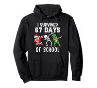 I Survived 67 Days of School Six Seven Meme Teacher Student Felpa con Cappuccio
