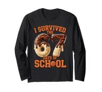 I Survived 67 Days of School Teachers Students 6 7 Six Seven Maglia a Manica