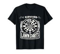 I Survived Lawn Darts Classic Yard Nostalgia Game Fun ||- Maglietta