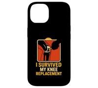 I Survived My Knee Replacement Fun Mens Chirurgia Paziente Custodia per iPhone 14