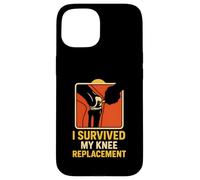 I Survived My Knee Replacement Fun Mens Chirurgia Paziente Custodia per iPhone 15