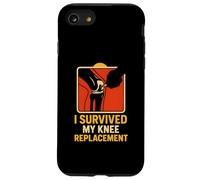I Survived My Knee Replacement Fun Mens Chirurgia Paziente Custodia per iPhone SE (2020) / 7/8