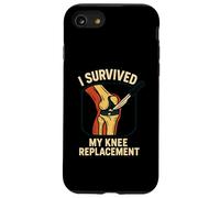 I Survived My Knee Replacement Fun Mens Chirurgia Paziente Custodia per iPhone SE (2020) / 7/8
