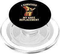 I Survived My Knee Replacement Fun Mens Chirurgia Paziente PopSockets PopGrip per MagSafe