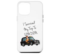 I Survived My Trip To New London Funny Sarcastic London Taxi Custodia per iPhone 12 Pro Max