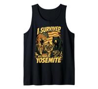 I Survived My Trip To Yosemite Funny Tourist Souvenir Canotta