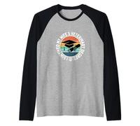 I Survived My Wife's Veterinary Degree Funny Veterinary Graduation Maglia con Maniche Raglan