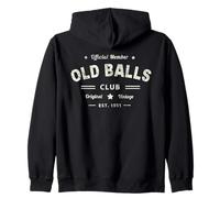 I Survived Old Balls Club 75th Edition 1951 75 Dad Birthday Felpa con Cappuccio