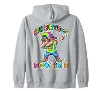 I Survived Six Seven Now Im 8 8th Compleanno 67 Dabbing Boys Felpa con Cappuccio