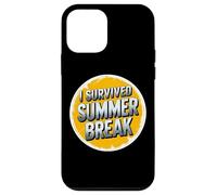 I Survived Summer Break Divertente Ritorno A Scuola Studente Insegnante Custodia per iPhone 12 mini