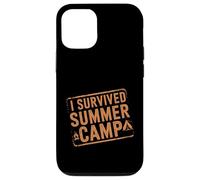 I Survived Summer Camp Camper Outdoor Survivor ||--- Custodia per iPhone 12/12 Pro
