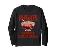 I Survived Sunset Cocktails Maglia a Manica