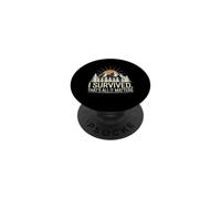 I Survived, That's All It Matters Mentalità di resilienza PopSockets PopGrip Adesivo