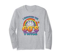 I Survived The 60s Twice Sixties 70° 70° Compleanno Maglia a Manica