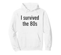 I Survived The 80s Felpa con Cappuccio