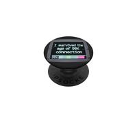 I Survived The Age of 56k Connection: Funny Dial-Up PC Humor PopSockets PopGrip Adesivo