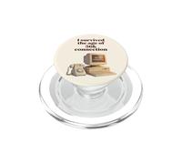 I Survived The Age of 56k Connection: Funny Dial-Up PC Humor PopSockets PopGrip per MagSafe
