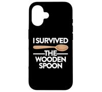 I Survived The Wooden Spoon - Cucchiaio in legno Survivor Custodia per iPhone 16