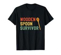I Survived The Wooden Spoon - Divertente Italiano Maglietta