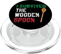 I Survived The Wooden Spoon - Divertente Italiano PopSockets PopGrip per MagSafe