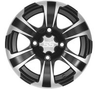 I.T.P. SS312 Ruota 14x8 - Offset 5+3 - 4/156 Nero Opaco/Macchinato #1428449536B