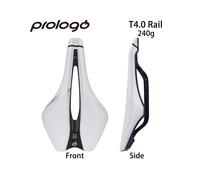 ï¼T4.0 Rail Bianco 1 pezzo) Prologo Dimension 143 Sella per bicicletta unisex a naso corto per bici da