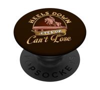 I tacchi giù gli occhi in alto non possono perdere un evento divertente PopSockets PopGrip Adesivo