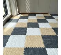 I tappetini in schiuma di flanella sono confezionati con 10 pezzi, che possono essere tagliati e impiombati con tappeti sul comodino. La camera da letto è piena di tappetini tatami. La miscelazione