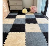 I tappetini in schiuma di flanella sono confezionati con 10 pezzi, che possono essere tagliati e impiombati con tappeti sul comodino. La camera da letto è piena di tappetini tatami. La miscelazione