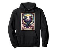 I Tarocchi degli Amanti - Celeste Raven Romance Art Felpa con Cappuccio