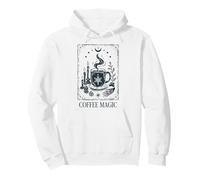 I tarocchi del caffè Skeleton Amante del caffè Dipendente dalla Caffeina Felpa con Cappuccio