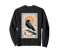 I Tarocchi del Sole - Radiant Raven Celestial Design Felpa