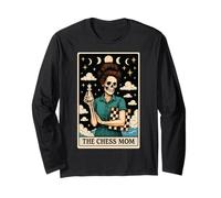 I tarocchi della Festa della Mamma del Giocatore di Scacchi della Mamma della Mamma di Scacchi Maglia a Manica