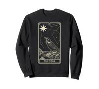 I Tarocchi delle Stelle - Raven Vintage Celeste Luce V3 Felpa
