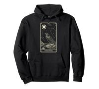 I Tarocchi delle Stelle - Raven Vintage Celeste Luce V3 Felpa con Cappuccio