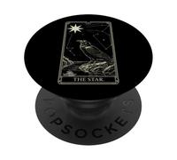 I Tarocchi delle Stelle - Raven Vintage Celeste Luce V3 PopSockets PopGrip Adesivo