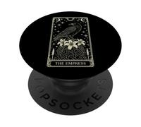 I tarocchi dell'imperatrice - Abbondanza e natura del corvo V3 PopSockets PopGrip Adesivo