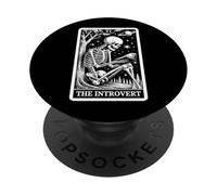 I Tarocchi introversi Indoorsy Antisociale Introverso PopSockets PopGrip Adesivo
