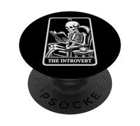 I Tarocchi introversi Indoorsy Antisociale Introverso PopSockets PopGrip Adesivo